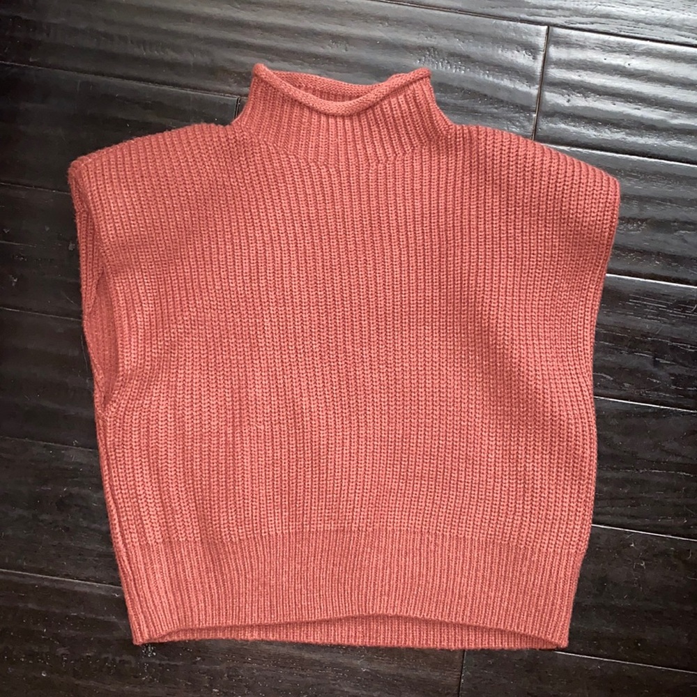 Zara sleeveless turtleneck